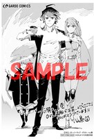 OVERLAP STORE特典の描き下ろしイラストペーパー。