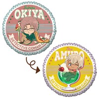 「ラウンドクッション（沖矢・安室）」(c)青山剛昌／小学館・読売テレビ・TMS 1996