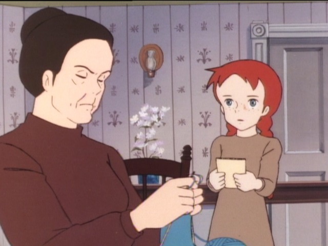 アニメ「赤毛のアン」第6話「グリーン・ゲイブルズのアン」より。(c)NIPPON ANIMATION CO., LTD.　“Anne of Green Gables” TM AGGLA
