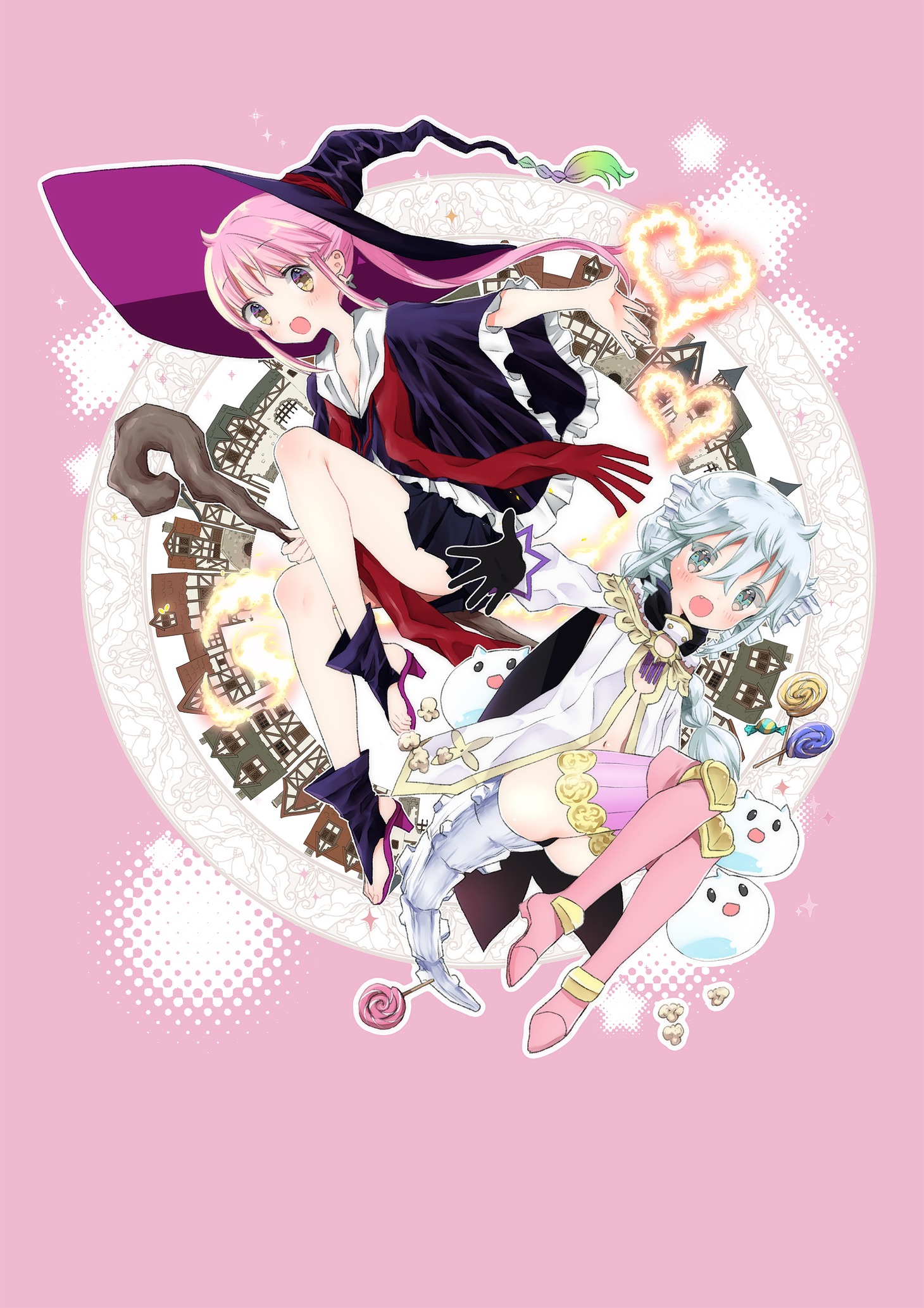 険持ちよによるアニメ化お祝いイラスト。(c)険持ちよ・芳文社／『RPG不動産』製作委員会
