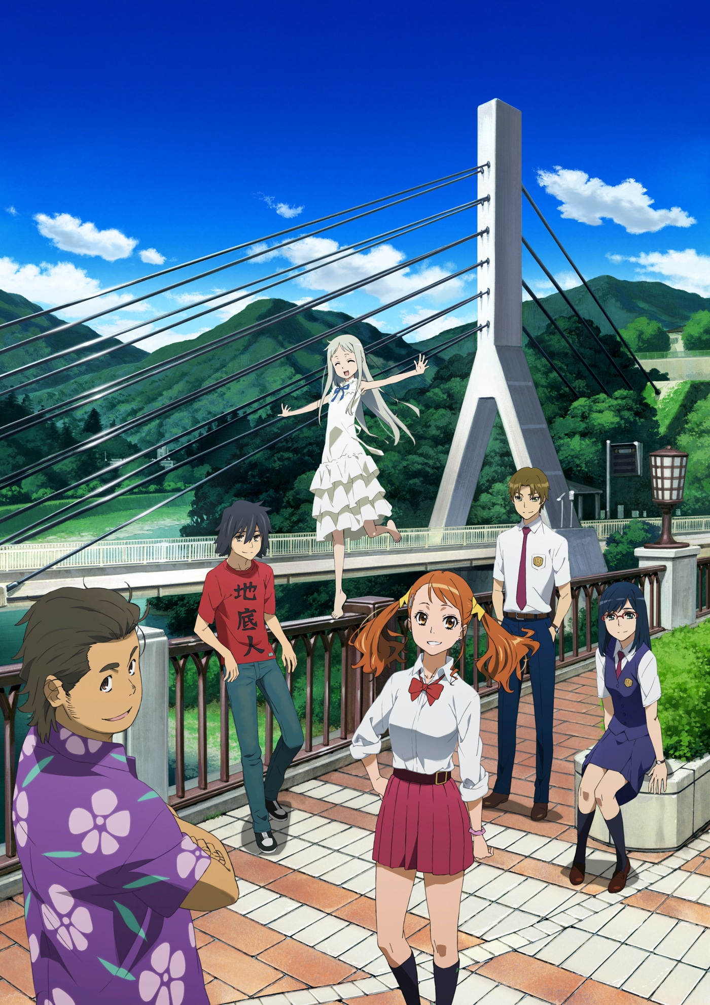 「あの日見た花の名前を僕達はまだ知らない。」キービジュアル (c)ANOHANA PROJECT