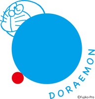 「ドラえもん未来デパート」の買い物袋に使われているアイコン。「ドラえもん未来デパート IN 銀座三越 2021」限定商品のTシャツやトートバッグにもこのアイコンがデザインされている。