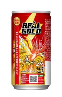 「うしおととら」のとらがデザインされた「リアルゴールド」の190ml缶。