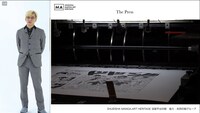 「SHUEISHA MANGA-ART HERITAGE」記者発表会見より、「THE PRESS」シリーズについて説明しているシーン。