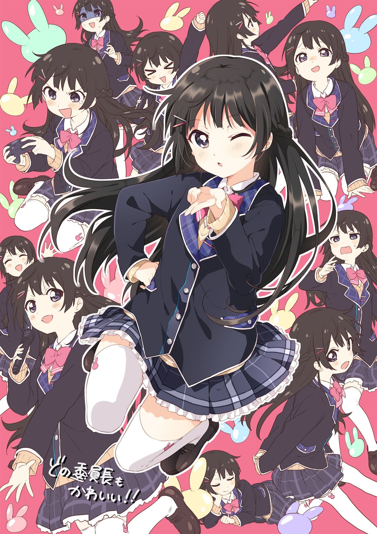 なもりが月ノ美兎を描いたイラスト。