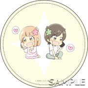 高嶋ひろみ「加瀬さんシリーズ」あさがおミニポーチの裏。