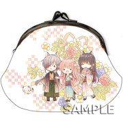 伊藤ハチ「月が綺麗ですね」がまぐちポーチの表。