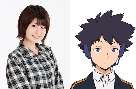 細井真織役の大空直美。