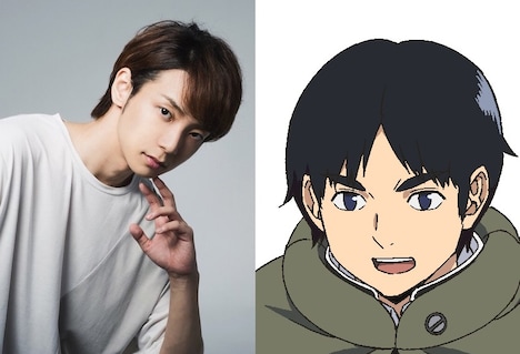 樫尾由多嘉役の橘龍丸。