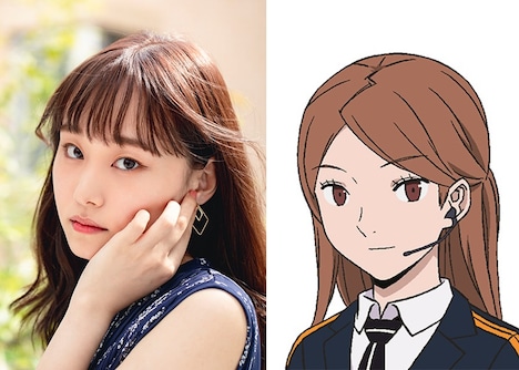 橘高羽矢役の川口桜。