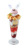 「のんちゃんといっしょに作ったうさぎパフェラビ▽」