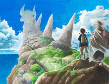 「アラガネの子」カラーイラスト (c)佐々木尚/集英社