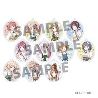 オリジナルグッズのトレーディングアクキー。