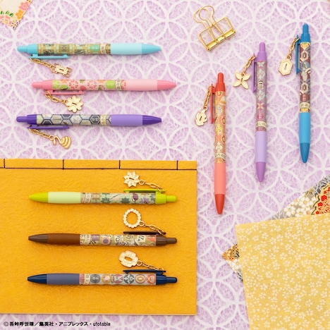B賞の「柱合会議ペンセット」（全3種）。