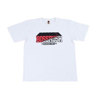 「BOSSRUSH ロゴ Tシャツ 白」