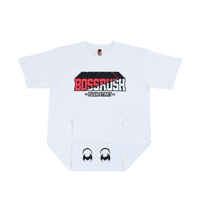 「BOSSRUSH ロゴ TシャツA 白」