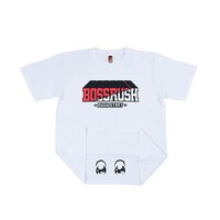 「BOSSRUSH ロゴ TシャツB 白」