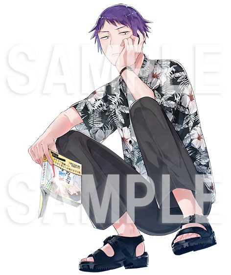 「絶対BLになる世界VS絶対BLになりたくない男」ドラマCDのジャケットイラスト。