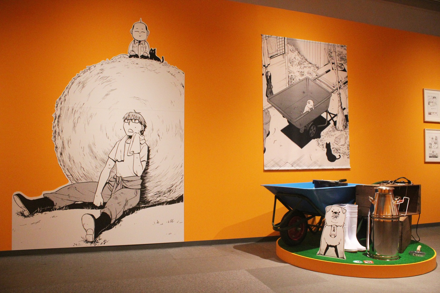 「銀の匙 Silver Spoon展」の様子。