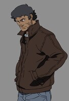 マック（CV：宮内敦士）
もともとは成績の振るわないメガロボクサーで、家族のために警官に転身するも任務中に生死をさまよう大怪我を負ってしまう。しかし、佐久間との出会いと最先端の医療テクノロジーにより驚異の回復を遂げ、メガロボクスの世界に再び選手として復帰を果たす。