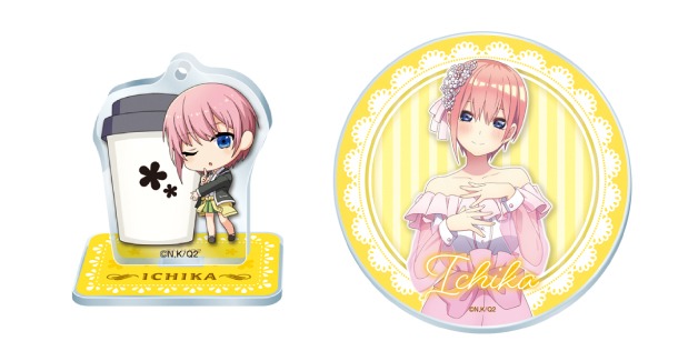 Loppi、HMV&BOOKS onlineで販売される「ミニアクリルスタンドマスコット＋アクリルコースターセット」。