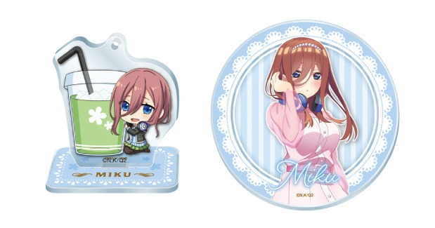 Loppi、HMV&BOOKS onlineで販売される「ミニアクリルスタンドマスコット＋アクリルコースターセット」。