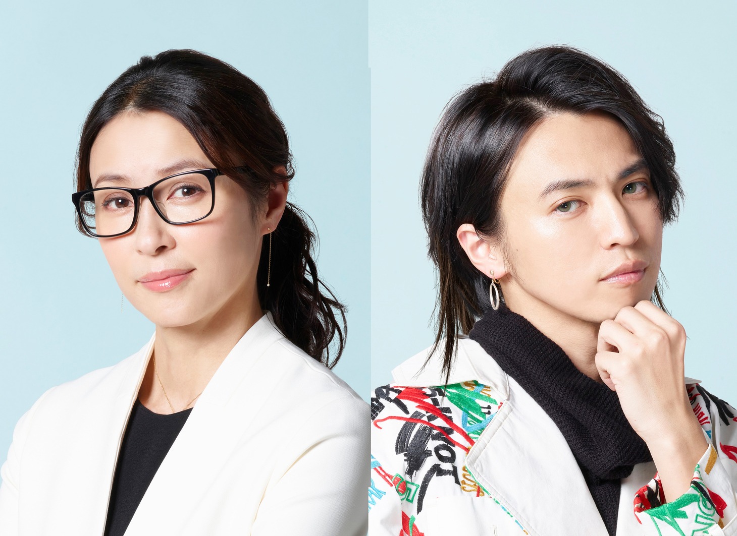 左から水野美紀扮する鉄本あさひ、桐山漣扮するキラ。