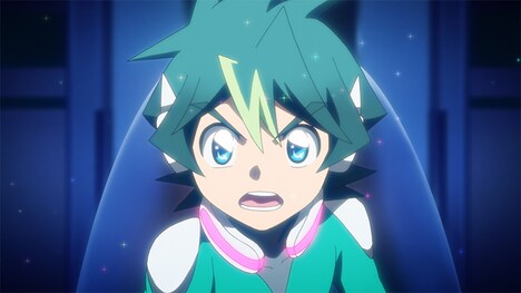 TVアニメ「新幹線変形ロボ シンカリオンZ」メインPVより、新多シン。(c)プロジェクト シンカリオン・JR-HECWK/超進化研究所Z・TX