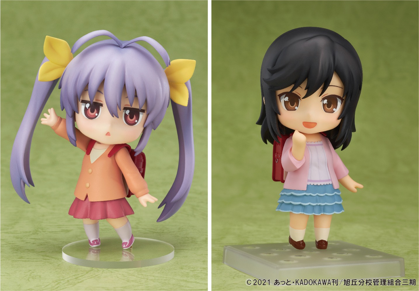 「ねんどろいど 宮内れんげ」と「ねんどろいど 一条蛍」。