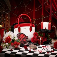 ハーツラビュル寮をイメージしたハンドバッグ、ミニ財布、チャーム。