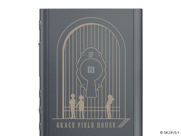 「ウォークマン NW-A55  TVアニメ『約束のネバーランド』コラボレーションモデル」の刻印イメージ。