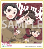 1週目来場者特典の島田フミカネ描き下ろしミニ色紙。