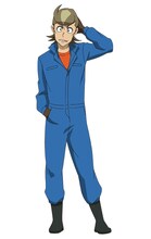 細川アツタ（CV：岡林史泰）(c)プロジェクト シンカリオン・JR-HECWK/超進化研究所Z・TX