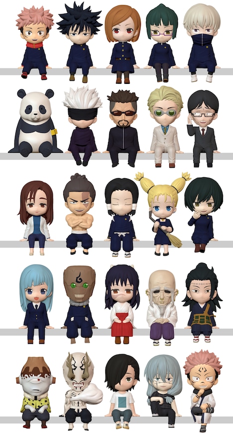 「座る呪術廻戦25体セット」