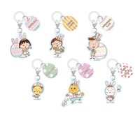 全6種の「トレーディングアンブレラマーカー」。(c)さくらプロダクション／日本アニメーション (c)さくらももこ