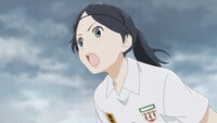 TVアニメ「さよなら私のクラマー」15秒CMより。(c)新川直司・講談社／さよなら私のクラマー製作委員会