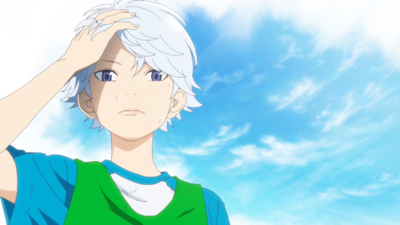 TVアニメ「さよなら私のクラマー」15秒CMより。(c)新川直司・講談社／さよなら私のクラマー製作委員会
