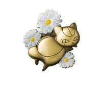 D賞「ニャンコ先生のお花ブローチ」
