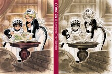 森薫が描いた「メイド」をテーマとしたイラストがあしらわれたカードバインダー。