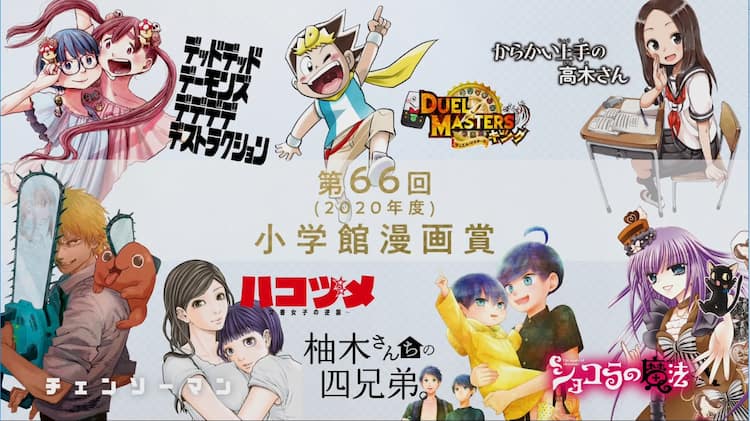 デデデデやチェンソーマンのドローイング動画に書店フェア 小学館漫画賞の受賞記念 コミックナタリー