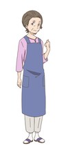 土岐川幸恵（CV：真山亜子）(c)プラネット・日本アニメーション／やくならマグカップも製作委員会