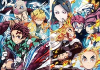 第6弾「来場御礼入場者特典」のA6イラストカード2枚セット。