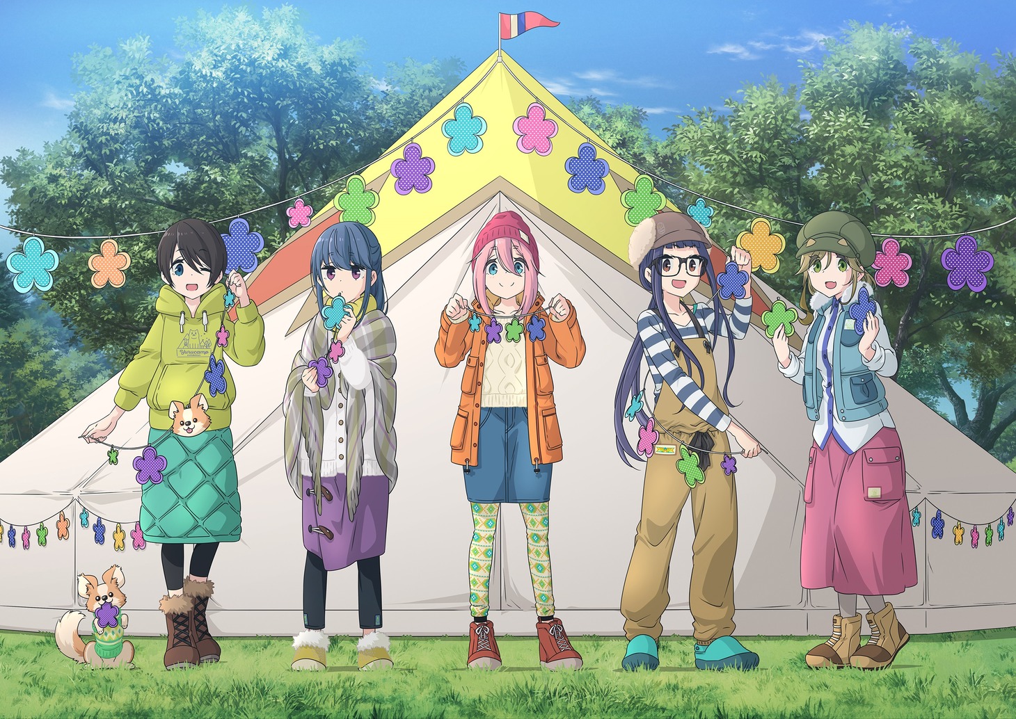「ゆるキャン△展～人のすきも、すきになる～」ビジュアル