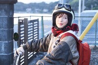 石井杏奈扮する土岐綾乃。(c)ドラマ「ゆるキャン△」製作委員会