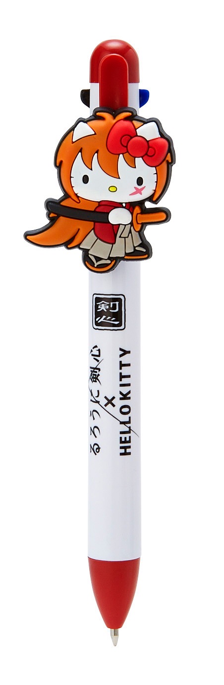 「るろうに剣心×ハローキティ3色ボールペン&シャープペンシル」