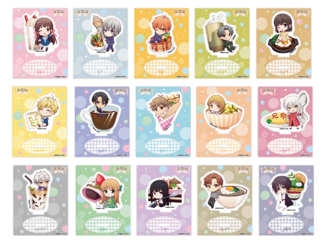 「Cheer fancle cafeオリジナル フルーツバスケット ミニキャラアクリルスタンド」 (c)高屋奈月/白泉社