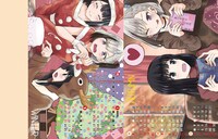 「見せたがりの露乃ちゃん」ポストカードカレンダー（裏）