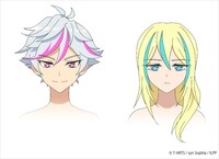 DARK NIGHTMAREの設定画。左からシンヤ（CV：河合健太郎）、ウシミツ（CV：鵜澤正太郎）。