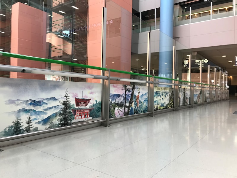 「CULTURE GATE to JAPAN」の展示。