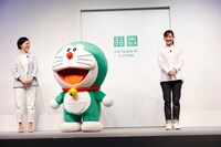 「ユニクロ グローバルサステナビリティアンバサダー発表会」の様子。